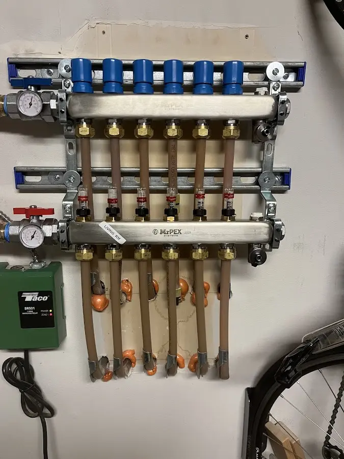 Plumber performing Leak Detection at a residential property in Desert View Highlands